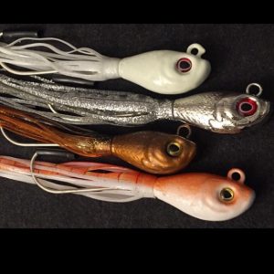 LingKiller Lingcod jigs available in sizes 4,9,14,18oz