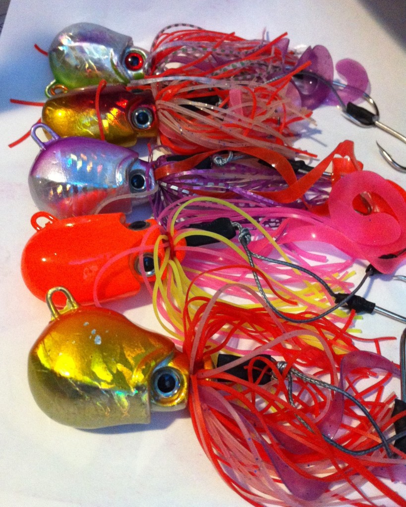 Each lingcod lure set comes with 5 great colors to cover all water conditions